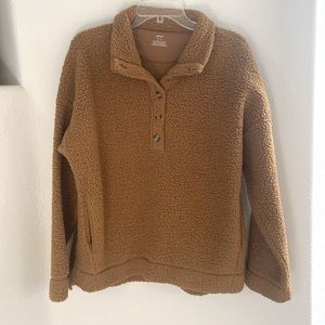 Aerie Sherpa pullover size small